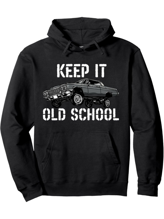 Ultra Soft, Breathable Four Seasons Casual Lowrider Car Chicano Low & Slow Oldies Pullover Hoodie, Crew Neck Sweatshirt, Perfect for Daily Wear, Casual Outings