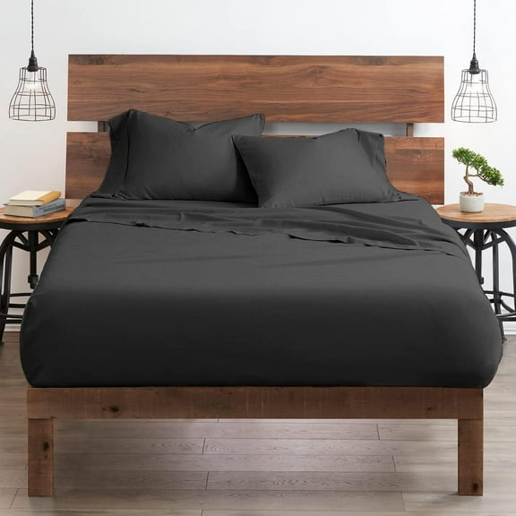 Ultra-Soft & Breathable Luxury Bedding ! 600 Thread Count 100% Egyptian Cotton Cal-King Size 4 Piece Sheet Set Fit 9" Inch to 12" Inch Deep Pocket { Grey Solid }