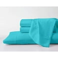 thumbnail image 1 of Ultra-Soft & Breathable Luxury Bedding ! 600 Thread Count 100% Egyptian Cotton Full Size 4 Piece Sheet Set Fit 9" Inch to 12" Inch Deep Pocket { Turquoise Solid }, 1 of 6