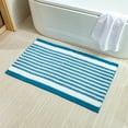 thumbnail image 1 of Ultra Soft Chenille Bathroom Rug, Dry Fast Non Slip Bathmat, Turquoise 26 x 44 inches，1 Pack, 1 of 4
