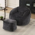 thumbnail image 1 of Ultra Soft Chenille Bean Bag Chair In Classic Color For Adults And Teens Ideal For Indoor And Outdoor Relaxation, 1 of 7