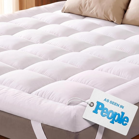Ultra Soft & Cooling Mattress Topper - Twin Size | Cloud-Like Mattress Pad, Full Back Support, Breathable, Perfect for Hot Sleepers, White