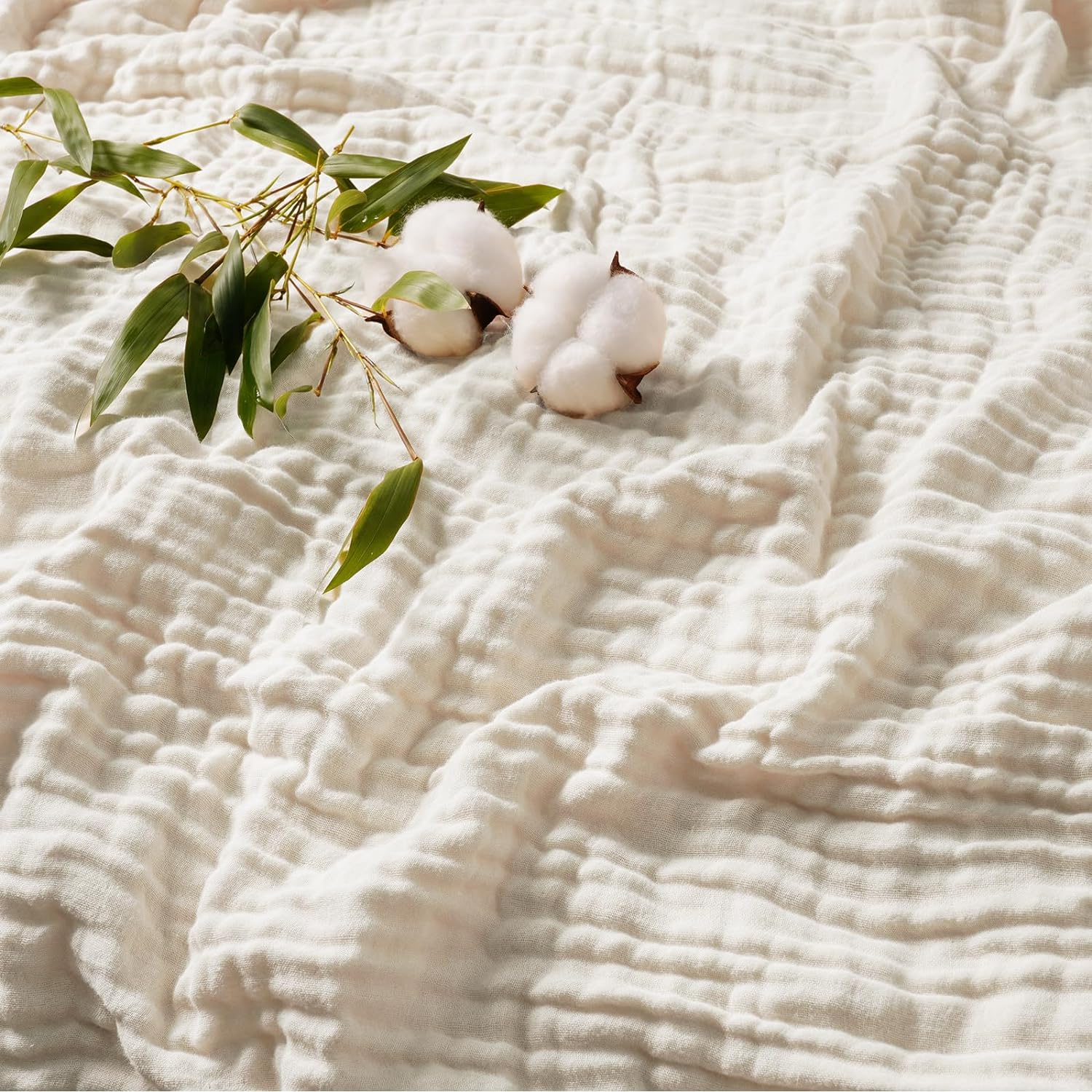 Ultra Soft Cooling Muslin Blanket King 60 Rayon Derived From Bamboo 40