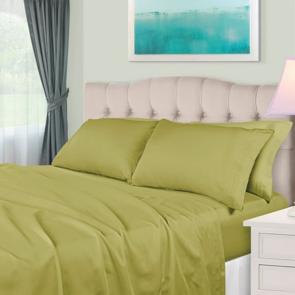 Ultra Soft Deep Pocket 650 Thread Count Egyptian Cotton Solid Bedding Sheets & Pillowcases, 4-Piece Set