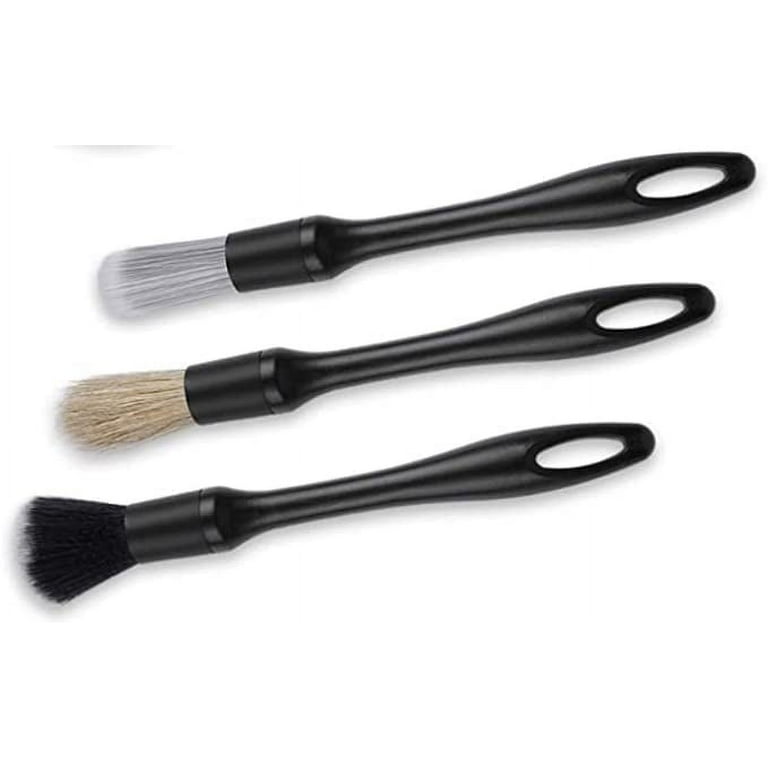 Detail Factory Ultra-Soft Detailing Brush Set, Comfortable Grip and  Scratch-Free Cleaning for Exterior, Interior Panels, Emblems, Badges, Gauge