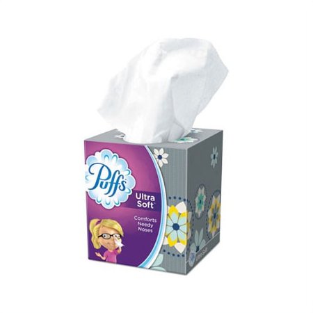 Ultra Soft Facial Tissue 2-Ply, White, 56 Sheets/Box