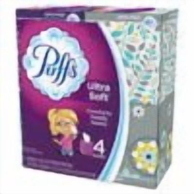 Ultra Soft Facial Tissue, 2-Ply, White, 56 Sheets/box, 4 Boxes/pack | Bundle of 2 Packs