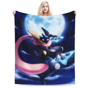 Ultra Soft Flannel Fleece Blanket, Greninja Comfort Throw Blanket Home Decor for Couch Sofa 40"x30"