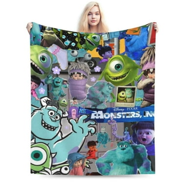 Ultra Soft Flannel Fleece Blanket, Monsters Inc Comfort Throw Blanket Home Decor for Couch Sofa 50"x40"