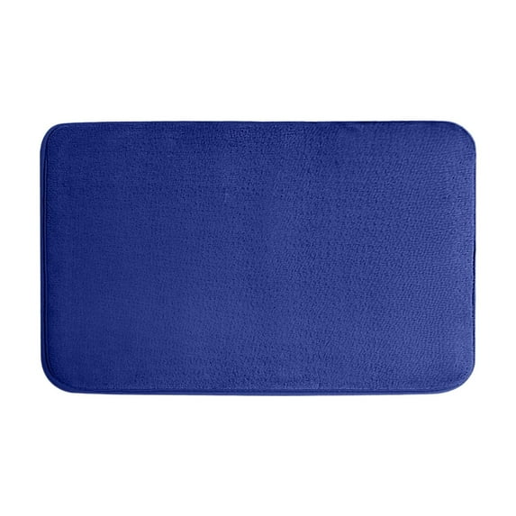 Ultra Soft Fleece Bath Mat With Non Slip Backing Thick Foam Pile Machine Washable Microfiber Rug For Bathroom And Home Highly Absorbent Quick Dry Floor Mat
