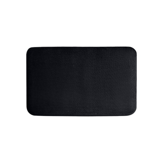 Ultra Soft Fleece Bath Mat With Non Slip Backing Thick Foam Pile Machine Washable Microfiber Rug For Bathroom And Home Highly Absorbent Quick Dry Floor Mat