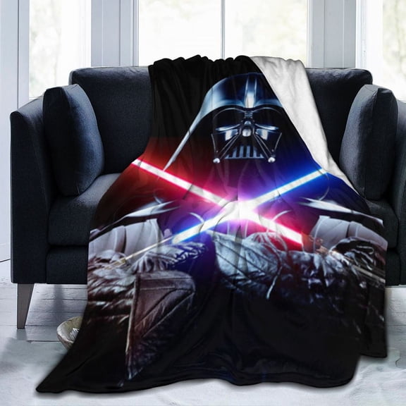 Ultra Soft Fleece Flannel Blankets Darth Vader Cozy Warm Throws for Couch Sofa Bed 80"x60"