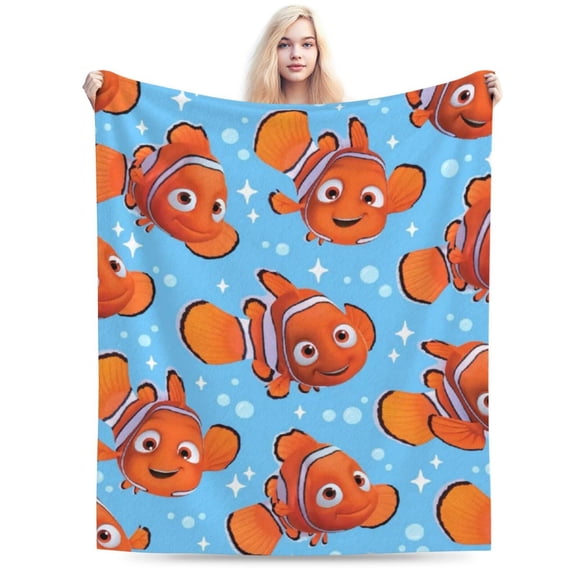 Ultra Soft Fleece Flannel Blankets Finding Nemo Cozy Warm Throws for Couch Sofa Bed 40"x30"