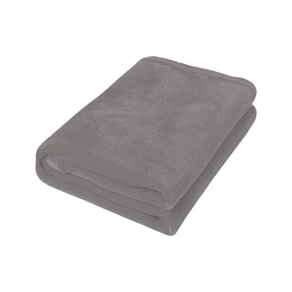 Ultra Soft Fleece Throw, 20X28 In, Grey Winter Blanket, Couch Throw Couch, Cozy DecorforLiving Room, Single Piece
