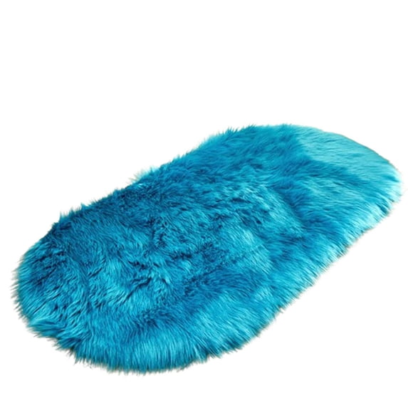 Ultra Soft Fluffy Bedroom Rugs,23.6x15.7 inches Oval Fluffy Rugs for Bedroom,Small Throw Rugs, Kids Room Carpet Modern Shaggy Area Rugs Home Decor