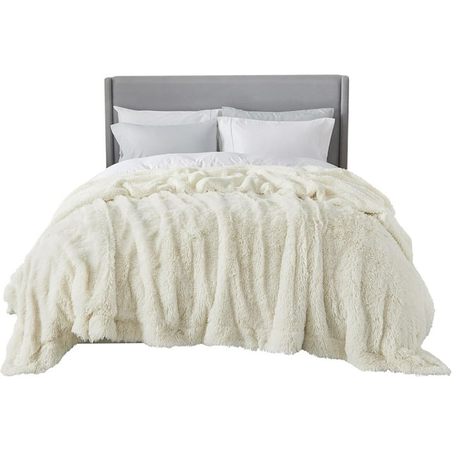 Ultra Soft Fluffy King Size Blanket for Bed Fuzzy, Fluffy, Shaggy