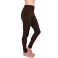 thumbnail image 1 of Ultra Soft High Rise Waist Full Length Basic Leggings, 1 of 5