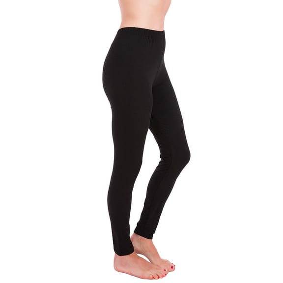 Ultra Soft High Rise Waist Full Length Basic Leggings
