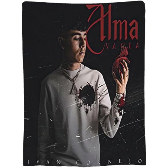 Ultra-Soft Ivans Music Cornejos Micro Fleece Blanket Air Conditioning Blanket Warm Throw Blanket Towel Classic Throws Blankets Travel Blankets for All Season Bed Sofa Home Decor 40"x30" Black