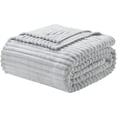 thumbnail image 1 of Ultra-Soft Lightweight Flannel Fleece Throw Blanket for Couch/Bed Light Grey (Twin 60"x80"), 1 of 4