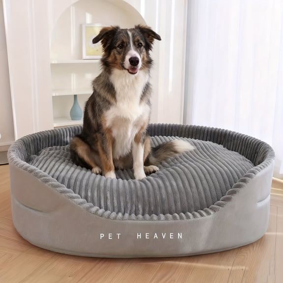 Ultra-Soft Luxurious Dog Bed Kennel - Pet Beds - Plush, Bite-Resistant, Dirt-Proof, Supreme Comfort, Four Seasons Use, Machine Washable, Perfect Living Room Pet Haven With Easy Care
