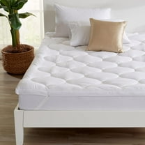 Ultra-Soft Mattress Topper. 2-Inch Thick Mattress Pad Cover. Fits Mattresses up to 18” Deep. Kyla Collection (Twin XL)