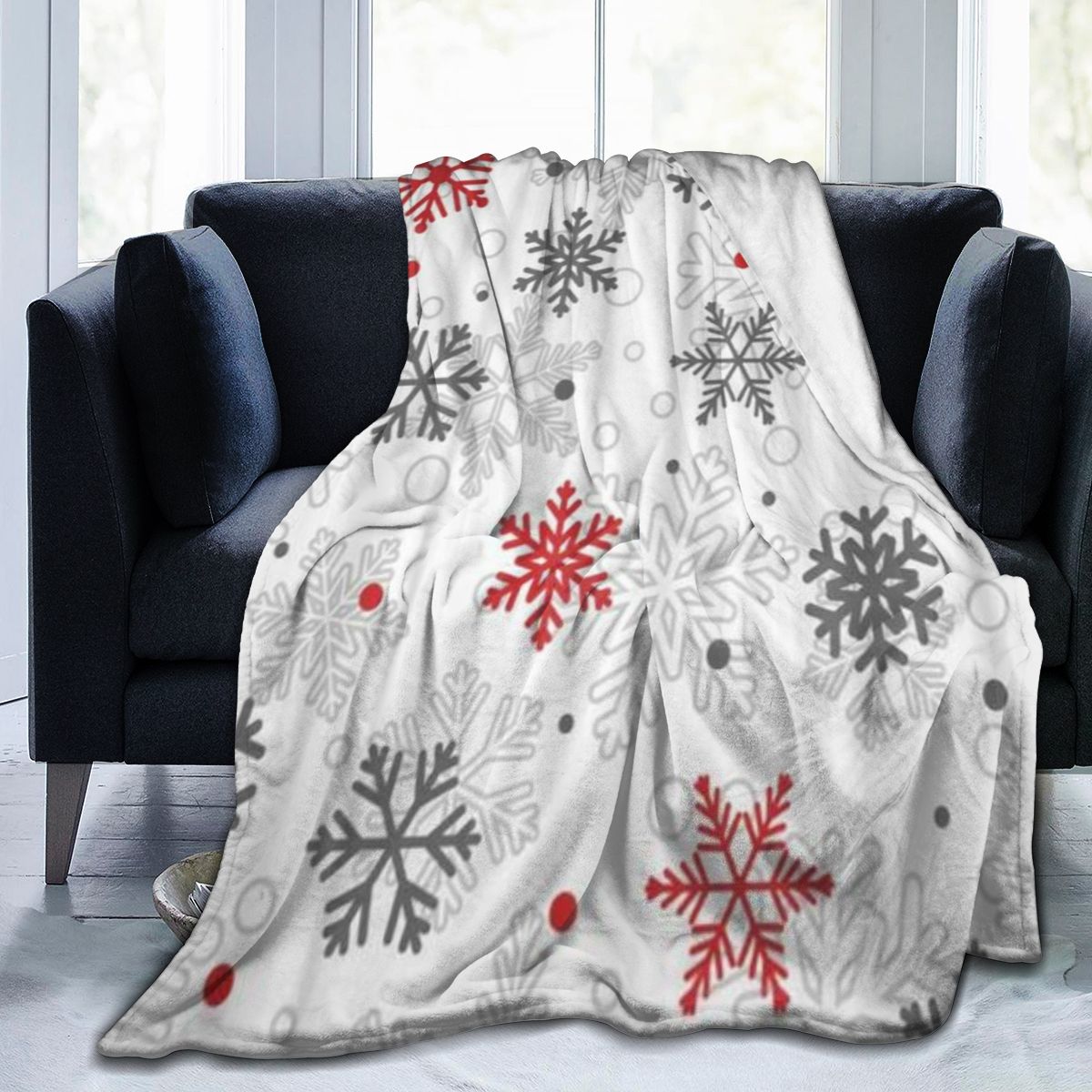 UltraSoft Micro Fleece Blanket,Abstract Christmas Of Big And Small