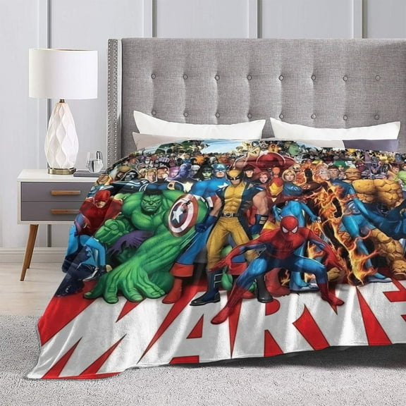Ultra-Soft Micro Fleece Blanket Avengers Super Soft Plush Blanket For Winter Bedding Bed Couch Sofa For All Seasons 60"X50"