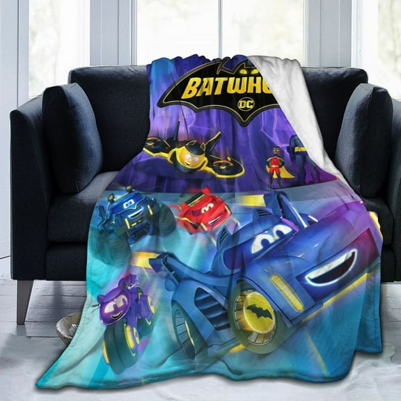 Ultra-Soft Micro Fleece Blanket Batwheels Super Soft Plush Blanket For Winter Bedding Bed Couch Sofa For All Seasons 50"X40"
