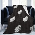 UltraSoft Micro Fleece Blanket,Cute Ghost,Custom Home Decor Warm Throw