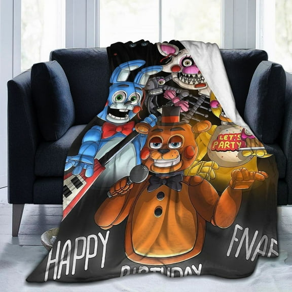 Ultra-Soft Micro Fleece Blanket Five Nights At Freddy'S Super Soft Plush Blanket For Winter Bedding Bed Couch Sofa For All Seasons 50"X40"