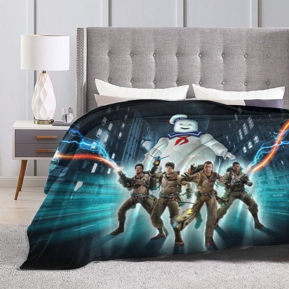 Ultra-Soft Micro Fleece Blanket Ghostbusters Super Soft Plush Blanket For Winter Bedding Bed Couch Sofa For All Seasons 60"X50"