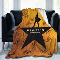 Ultra-Soft Micro Fleece Blanket Hamilton The Musical Super Soft Plush Blanket For Winter Bedding Bed Couch Sofa For All Seasons 50"X40"