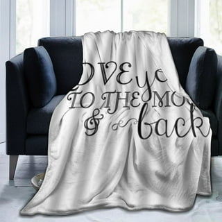 Love you to the moon and back blanket walmart sale