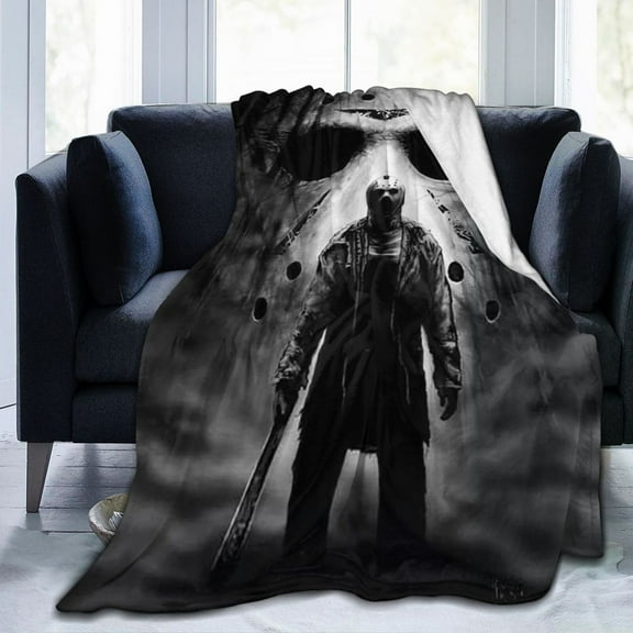 Ultra-Soft Micro Fleece Blanket Jason Voorhees - Friday The 13th Super Soft Plush Blanket For Winter Bedding Bed Couch Sofa For All Seasons 50"X40"