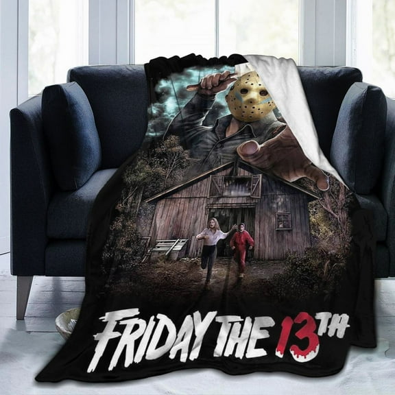 Ultra-Soft Micro Fleece Blanket Jason Voorhees - Friday The 13th Super Soft Plush Blanket For Winter Bedding Bed Couch Sofa For All Seasons 60"X50"