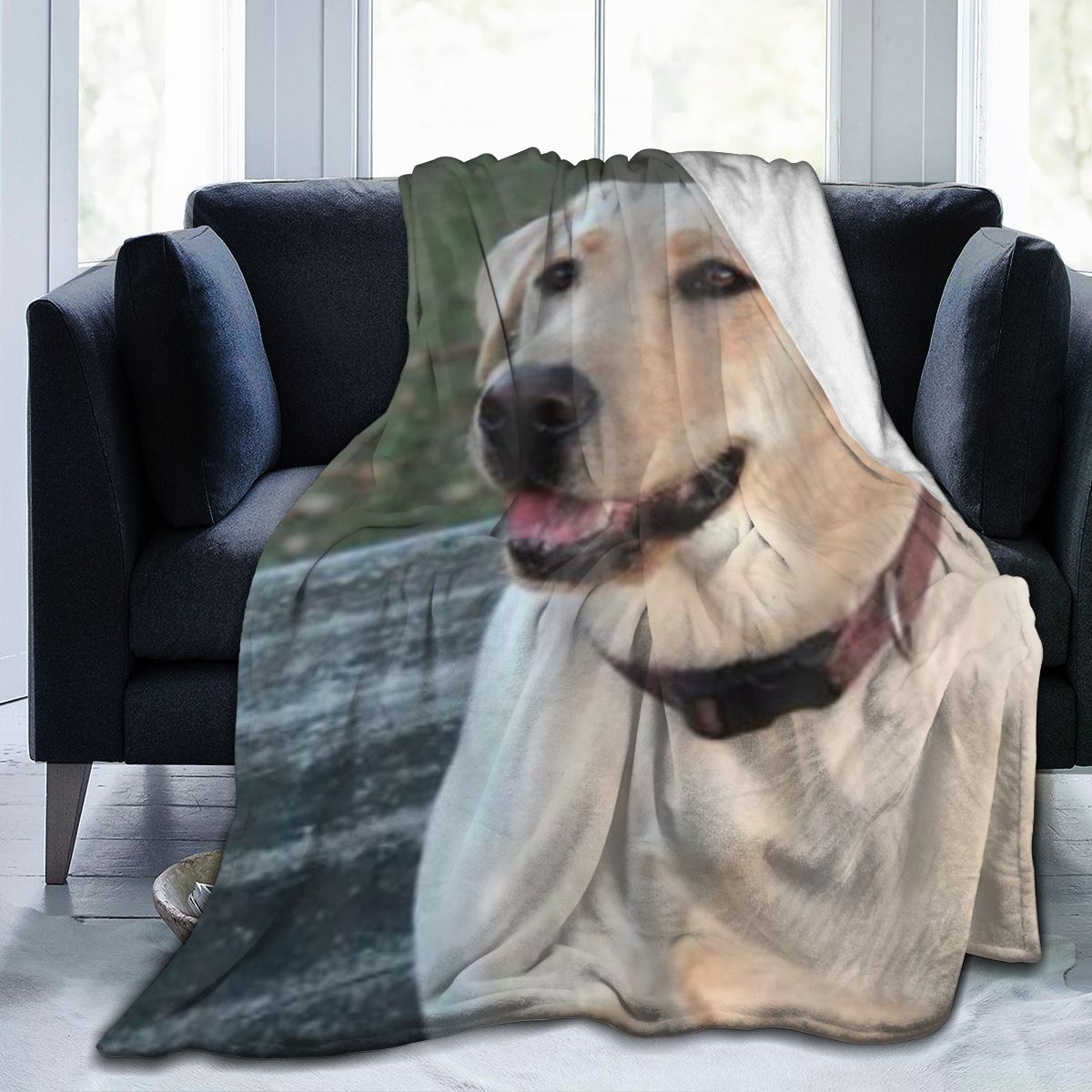 UltraSoft Micro Fleece Blanket,Labrador Retriever Beautiful Canine Dog