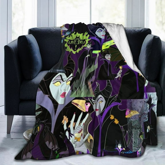 Ultra-Soft Micro Fleece Blanket Maleficent Super Soft Plush Blanket For Winter Bedding Bed Couch Sofa For All Seasons 80"X60"