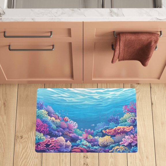 Kitchen Mats and Rugs Cushioned Anti Fatigue Non Skid Waterproof , Home, Sink, Laundry 28x 17 inch