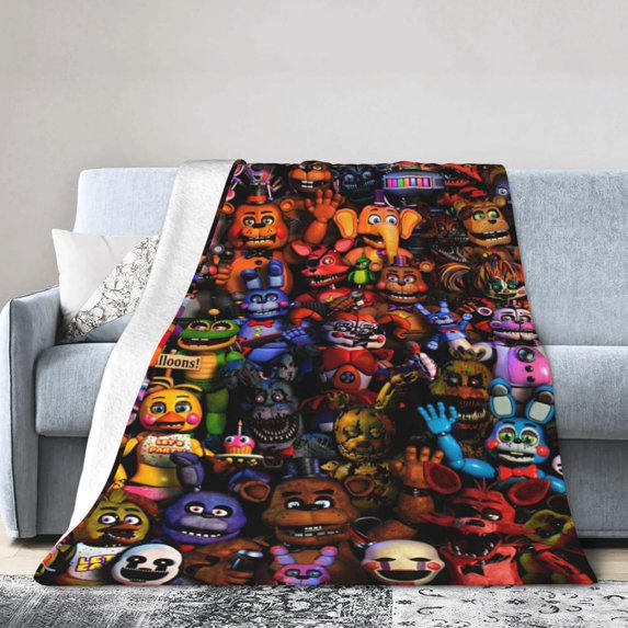 Ultra-Soft Micro Fleece Blanket Microfiber Throw Blankets for Couch Sofa Bed (60"X50")