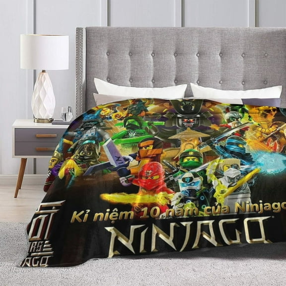 Ultra-Soft Micro Fleece Blanket Ninjago Super Soft Plush Blanket For Winter Bedding Bed Couch Sofa For All Seasons 50"X40"