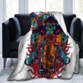 UltraSoft Micro Fleece Blanket,Skull Ghost Evil Vampire,Custom Home