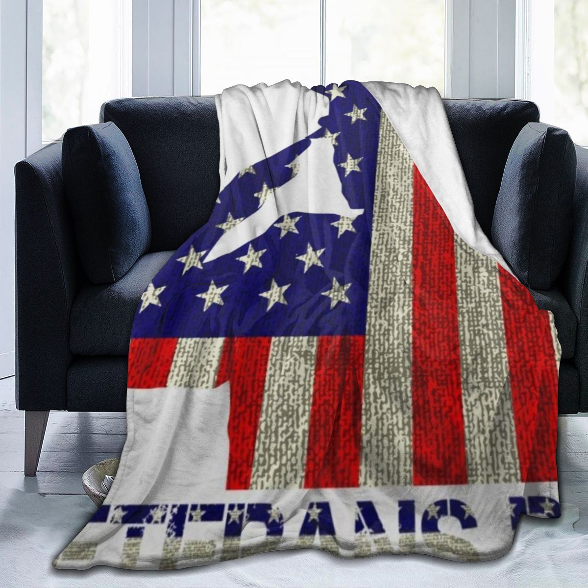 UltraSoft Micro Fleece Blanket,Veterans Day Design,Custom Home Decor