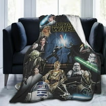 Ultra-Soft Micro Fleece Warm Darth Vader Blanket Throw Fluffy Fleece Blanket Decorative Quilt Four Seasons Lightweight For Couch Sofa Travel Camping Office 50"X40"