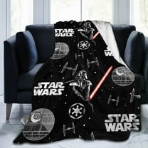 Ultra-Soft Micro Fleece Warm Darth Vader Blanket Throw Fluffy Fleece Blanket Decorative Quilt Four Seasons Lightweight For Couch Sofa Travel Camping Office 80"X60"