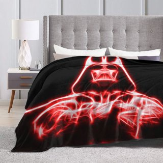 STAR WARS Wearable Blanket With Sleeves - Darth Vader Themed Comfy Throw 48x71 Inches For Adults