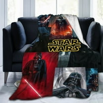 Ultra-Soft Micro Fleece Warm Darth Vader Blanket Throw Fluffy Fleece Blanket Decorative Quilt Four Seasons Lightweight For Couch Sofa Travel Camping Office 80"X60"