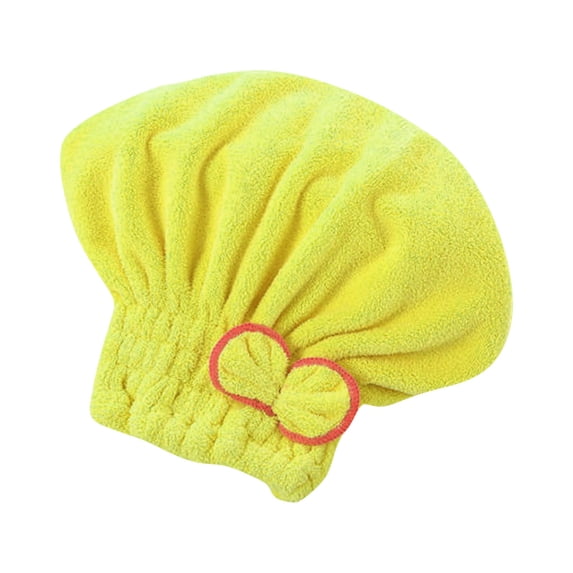 Ultra Soft Microfiber Hair Drying Towel Wrap for Women Super Absorbent Quick Dry Turban with Button Loop Anti-Frizz Shower Cap 1 Pack