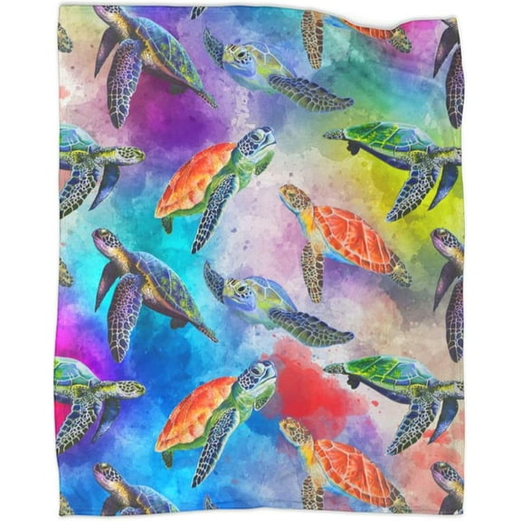 Ultra-Soft Microfiber Throw Blanket 330 Fuzzy Fleece Blanket for Adults Kids Gift Couch, Sofa, Bed Butterfly Floral 50"x40"