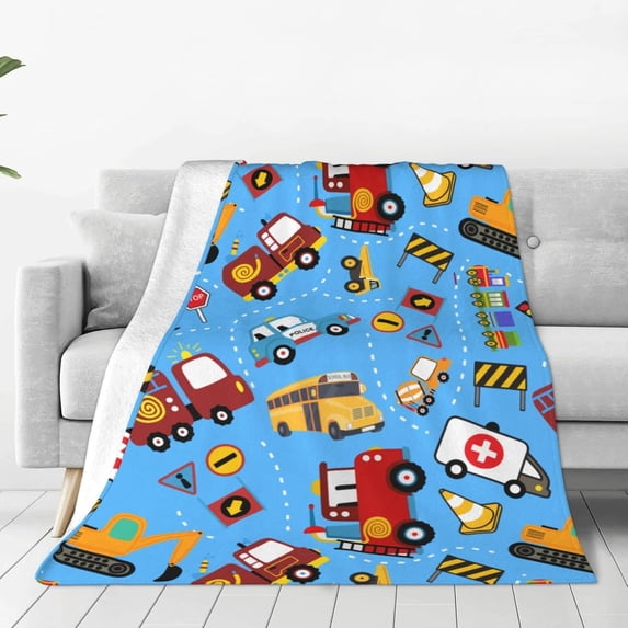 Ultra-Soft Microfiber Throw Blanket Fuzzy Fleece Blanket for Adults Kids Gift Couch, Sofa, Bed Butterfly Floral 50"x40"